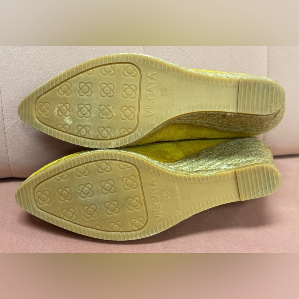 Viscata Women's Marquesa Yellow Suede Espadrille
Wedge Shoes Size 8.5 EU 39 - Picture 8 of 9